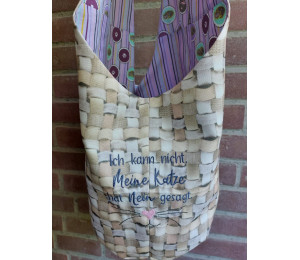 Stickdatei - Spruch "Ich kann nicht. Meine Katze/mein Kater hat Nein gesagt."